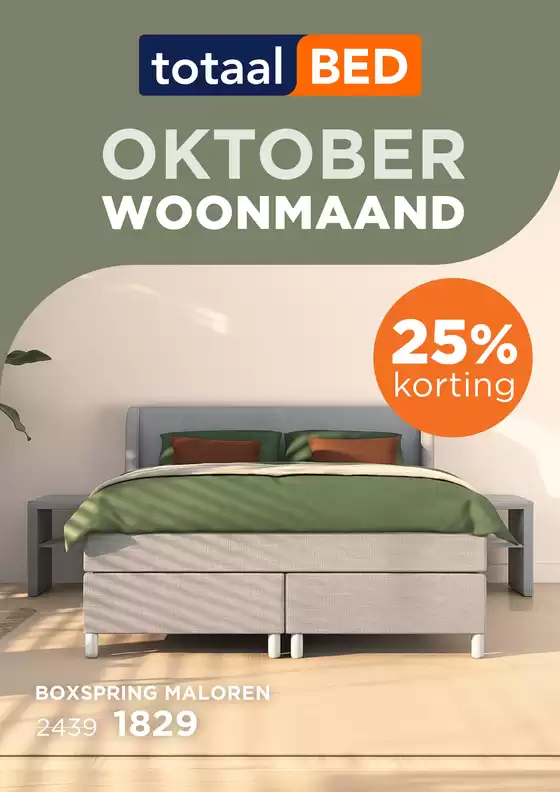 Catalogus van TotaalBED in Den Haag | 25% Korting | 2025-10-29T00:00:00.000Z - 2025-10-31T00:00:00.000Z