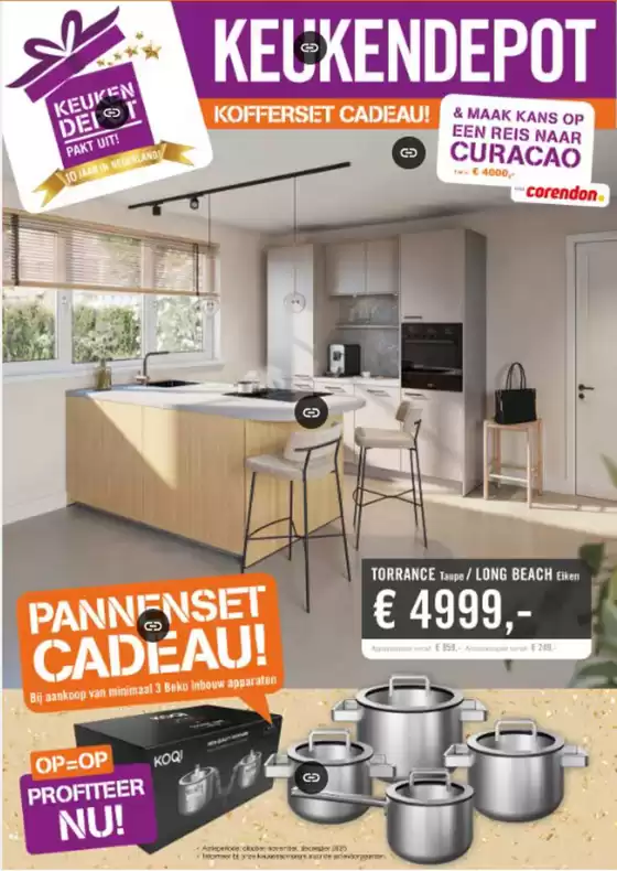 Catalogus van Keukendepot in Den Haag | Pannenset cadeau! | 2025-10-29T00:00:00.000Z - 2025-11-02T00:00:00.000Z