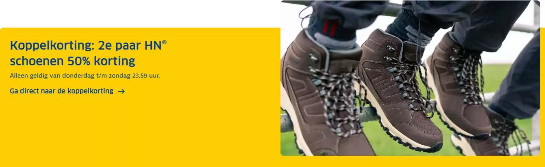 Catalogus van ANWB in Nijmegen | Koppelkorting: 2e paar HN® schoenen 50% korting | 2025-10-31T00:00:00.000Z - 2025-11-02T00:00:00.000Z