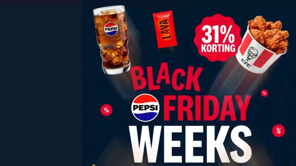 Catalogus van KFC in Leusden | Black Friday Weeks | 2025-10-31T00:00:00.000Z - 2025-11-14T00:00:00.000Z