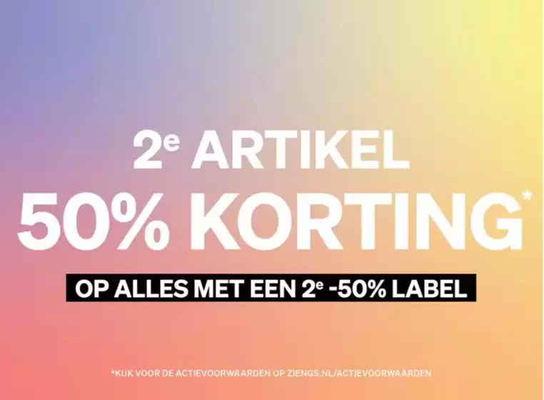 Catalogus van Ziengs in Oosterbeek | 2º artikel 50% korting | 2025-10-31T00:00:00.000Z - 2025-11-02T00:00:00.000Z