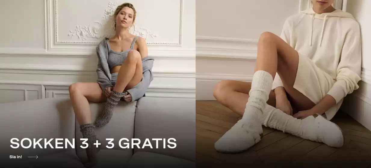 Catalogus van Calzedonia in Oosterbeek | Sokken 3 + 3 gratis | 2025-10-31T00:00:00.000Z - 2025-11-14T00:00:00.000Z