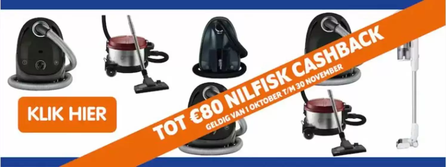Catalogus van Plentyparts in Leek | Tot €80 nilfisk cashback | 2025-10-31T00:00:00.000Z - 2025-11-30T00:00:00.000Z
