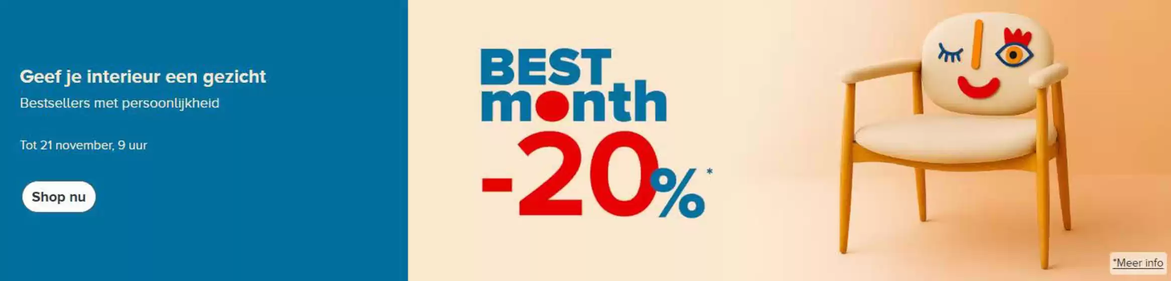 Catalogus van Home24 in Doetinchem | Best month -20% | 2025-11-03T00:00:00.000Z - 2025-11-21T00:00:00.000Z