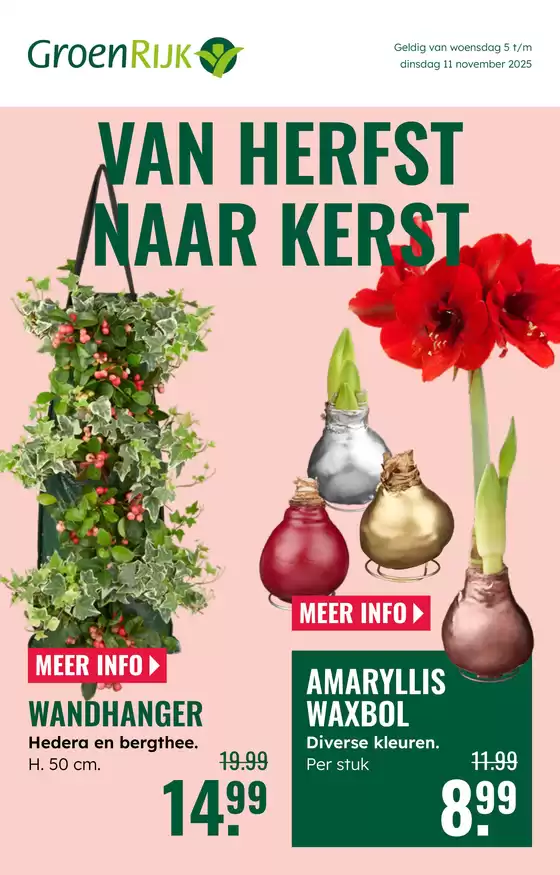 Catalogus van GroenRijk in Steenwijk | GroenRijk folder | 2025-11-05T00:00:00.000Z - 2025-11-11T00:00:00.000Z