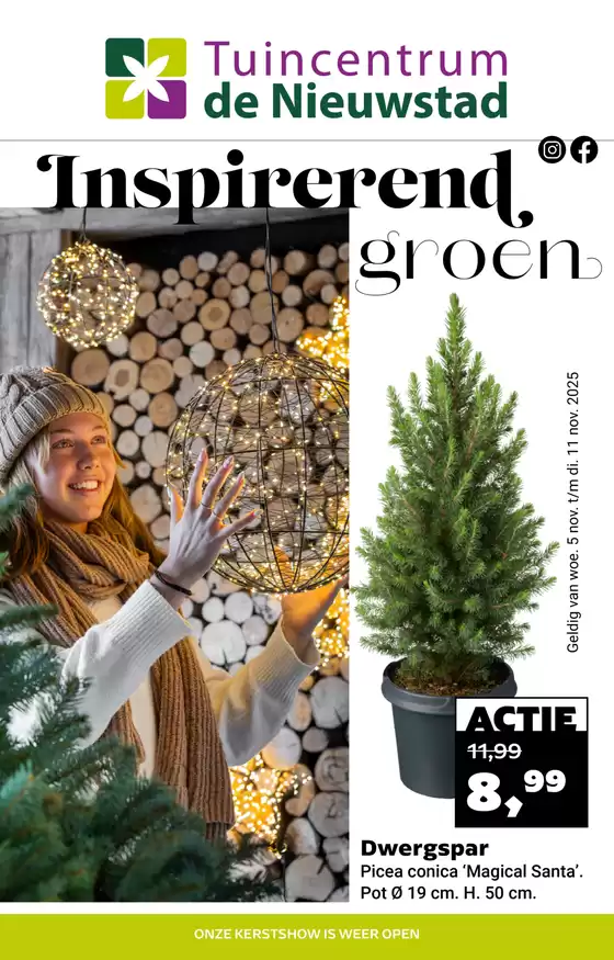 Catalogus van Tuincentrum de Nieuwstad in Hardenberg | Inspirerend groen | 2025-11-05T00:00:00.000Z - 2025-11-11T00:00:00.000Z