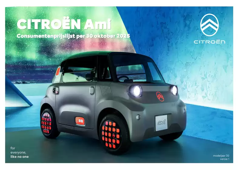 Catalogus van Citroën | Citroën AMI | 2025-11-06T00:00:00.000Z - 2025-11-20T00:00:00.000Z