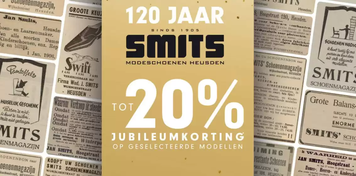Catalogus van Smits Schoenen in IJsselstein | 20% | 2025-11-06T00:00:00.000Z - 2025-11-20T00:00:00.000Z