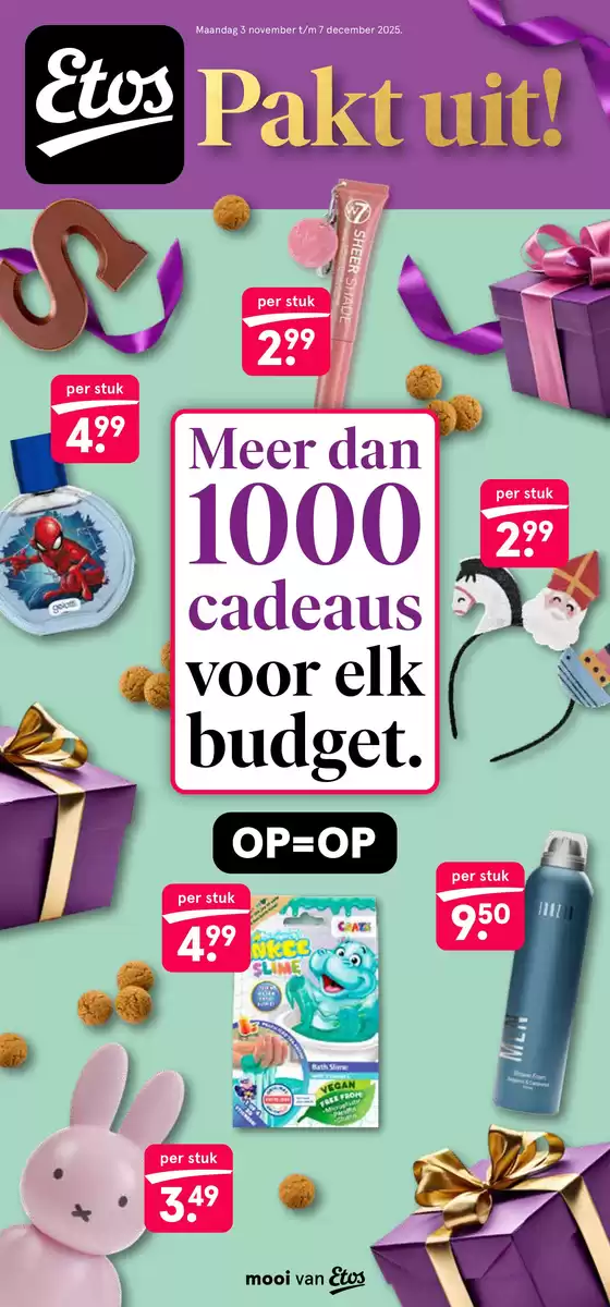 Catalogus van Etos in Valkenswaard | Nieuwe aanbiedingen om te ontdekken | 2025-11-03T00:00:00.000Z - 2025-12-07T00:00:00.000Z