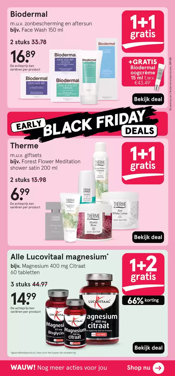 Geweldig aanbod voor alle klanten