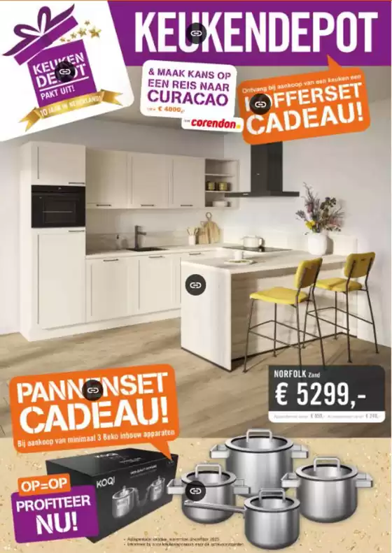 Catalogus van Keukendepot in Breda | Pannenset cadeau! | 2025-11-10T00:00:00.000Z - 2025-11-16T00:00:00.000Z