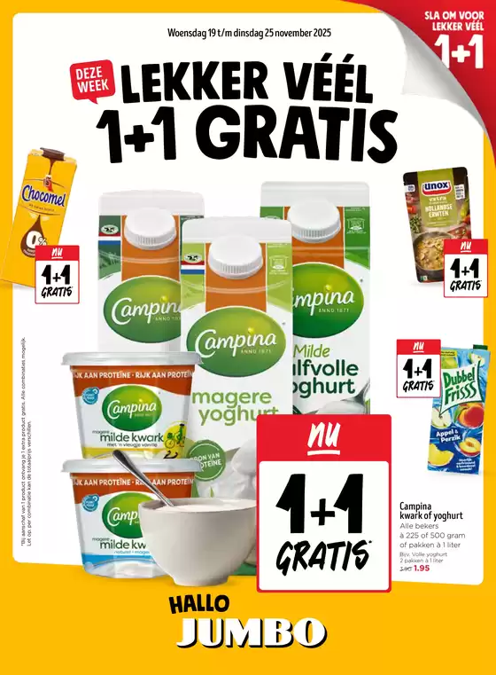 Catalogus van Jumbo in Amstelveen | Actuele speciale acties | 2025-11-19T00:00:00.000Z - 2025-11-25T00:00:00.000Z