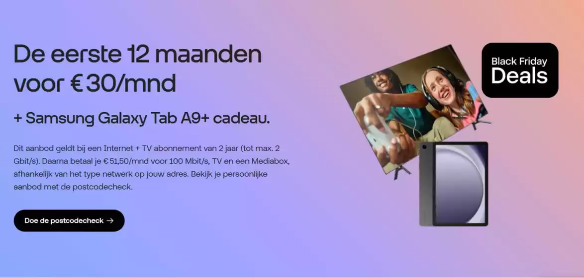 Catalogus van Odido in Rotterdam | Black Friday Deals | 2025-11-17T00:00:00.000Z - 2025-12-01T00:00:00.000Z