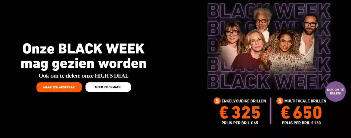 Catalogus van eyes and more in Breda | Onze black week mag gezien worden | 2025-11-17T00:00:00.000Z - 2025-12-01T00:00:00.000Z