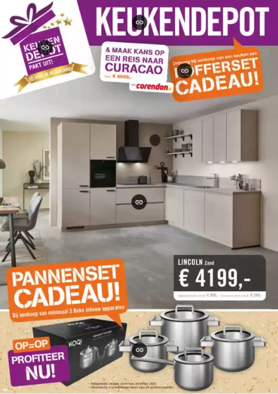 Catalogus van Keukendepot in Houten | Pannenset cadeau! | 2025-11-17T00:00:00.000Z - 2025-11-23T00:00:00.000Z