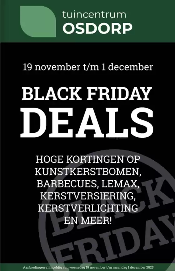 Catalogus van Tuinmaximaal in Barendrecht | Black Friday Deals | 2025-11-19T00:00:00.000Z - 2025-12-01T00:00:00.000Z
