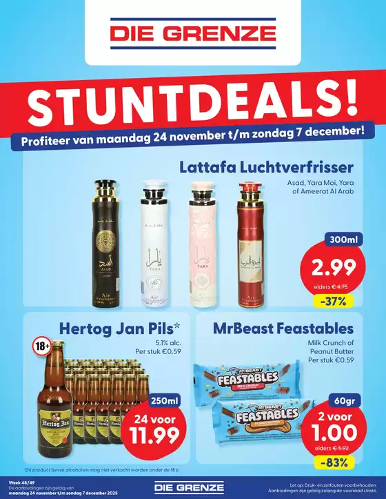 Catalogus van Medikamente die grenze in Apeldoorn | DieGrenze Folder Week 48 49 2025 kopie | 2025-11-24T00:00:00.000Z - 2025-12-07T00:00:00.000Z