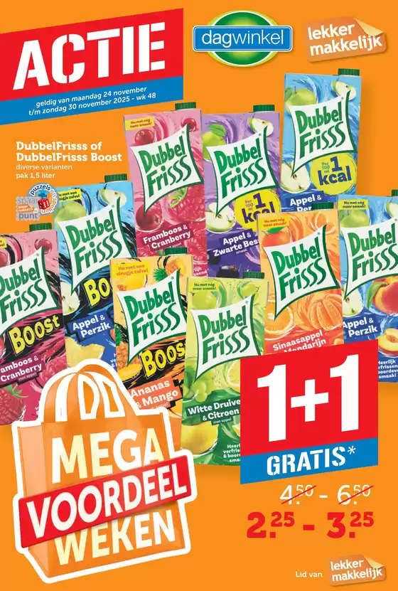 Catalogus van Dagwinkel in 's-Hertogenbosch | Mega Voordeel Weken | 2025-11-25T00:00:00.000Z - 2025-11-30T00:00:00.000Z