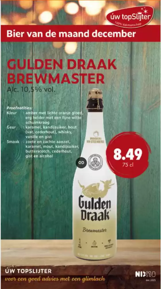 Catalogus van Úw topSlijter in Den Haag | Bier van de maand december | 2025-12-02T00:00:00.000Z - 2025-12-31T00:00:00.000Z