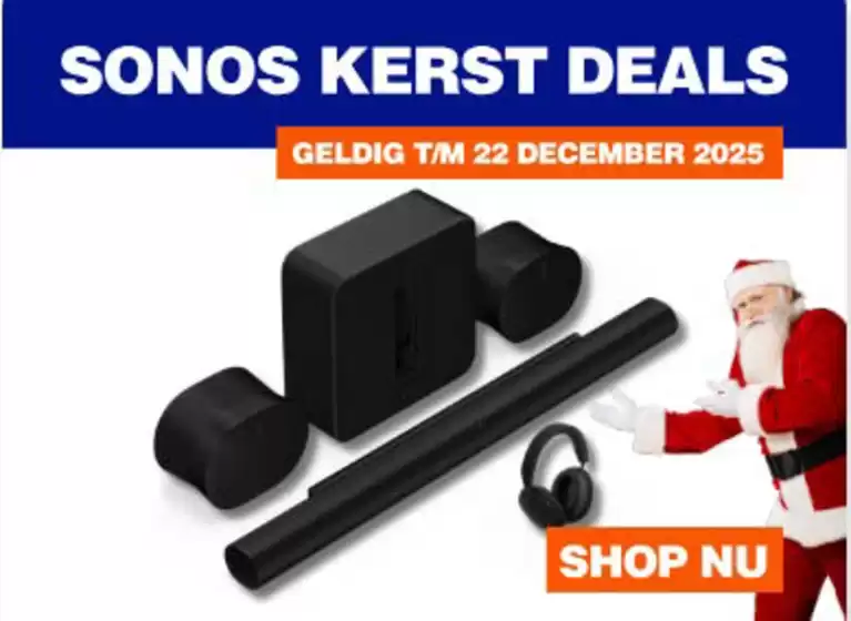 Catalogus van Correct | Sonos kerst deals | 2025-12-04T00:00:00.000Z - 2025-12-22T00:00:00.000Z