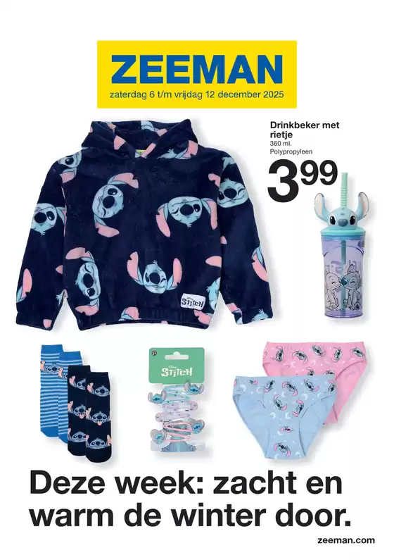 Catalogus van Zeeman in Vlaardingen | Zeeman folder | 2025-12-06T00:00:00.000Z - 2025-12-12T00:00:00.000Z