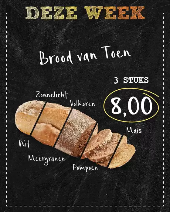 Catalogus van Bakkerij 't Stoepje in Voorhout | Topaanbiedingen voor slimme spaarders | 2025-12-09T00:00:00.000Z - 2025-12-23T00:00:00.000Z