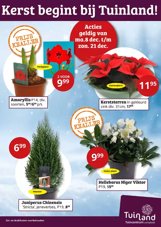 Catalogus van Tuinland in Honselersdijk | Kerst begint bij Tuinland! | 2025-12-09T00:00:00.000Z - 2025-12-21T00:00:00.000Z