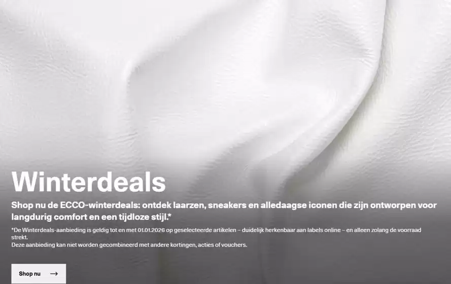 Catalogus van ECCO in Zoetermeer | Winterdeals | 2025-12-10T00:00:00.000Z - 2026-01-01T00:00:00.000Z