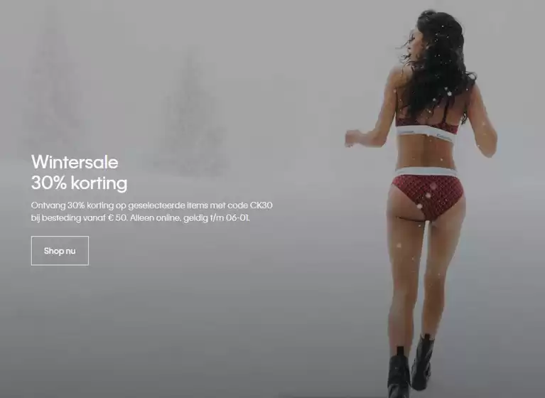 Catalogus van Calvin Klein in Deventer | Wintersale 30% korting | 2025-12-10T00:00:00.000Z - 2026-01-06T00:00:00.000Z