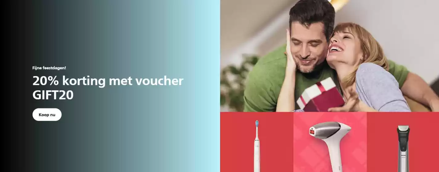 Catalogus van Philips | 20% korting met voucher | 2025-12-12T00:00:00.000Z - 2025-12-28T00:00:00.000Z