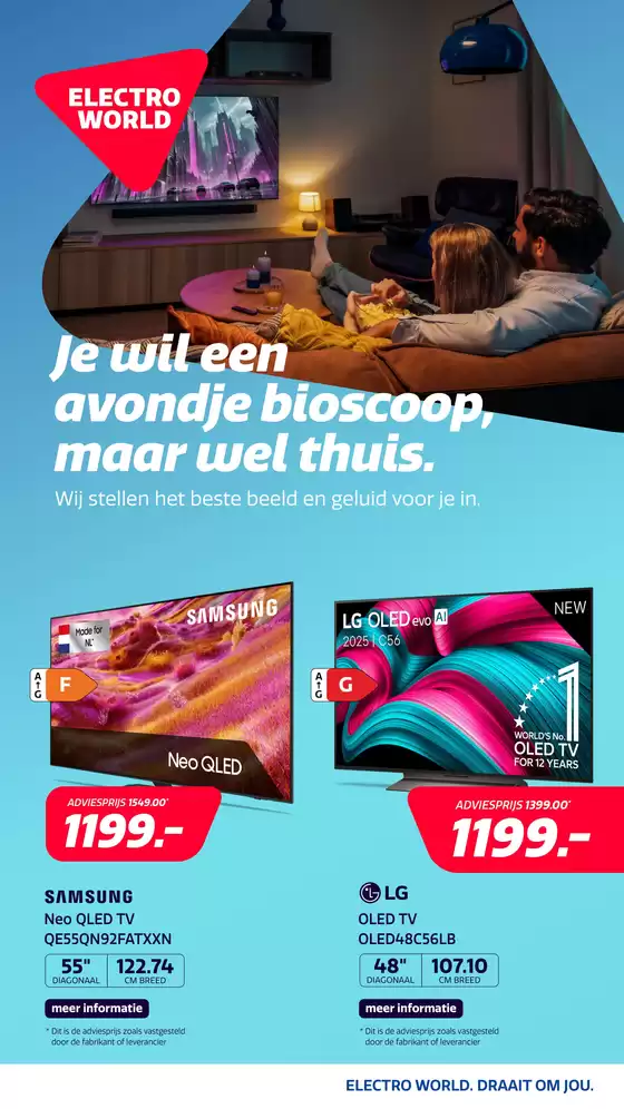 Catalogus van Electroworld | Actuele deals en aanbiedingen | 2025-12-13T00:00:00.000Z - 2025-12-27T00:00:00.000Z