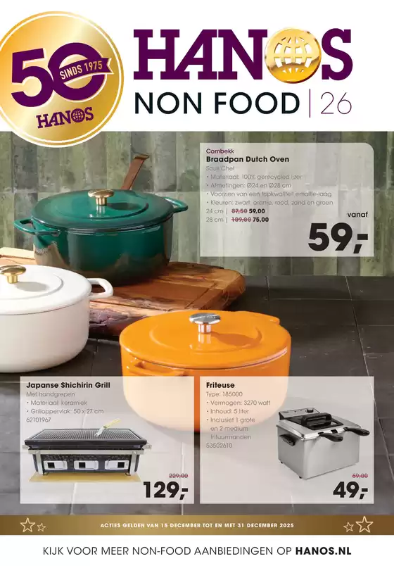Catalogus van HANOS in Geleen | HANOS Courant 26 Non-food | 2025-12-15T00:00:00.000Z - 2025-12-31T00:00:00.000Z