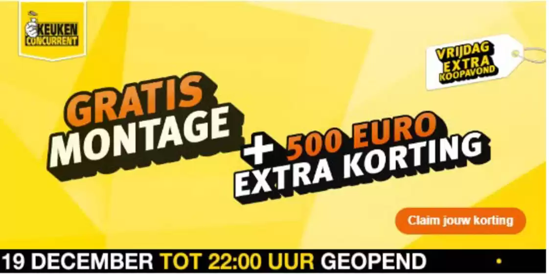 Catalogus van KeukenConcurrent in Almere | Gratis Montage | 2025-12-15T00:00:00.000Z - 2025-12-29T00:00:00.000Z