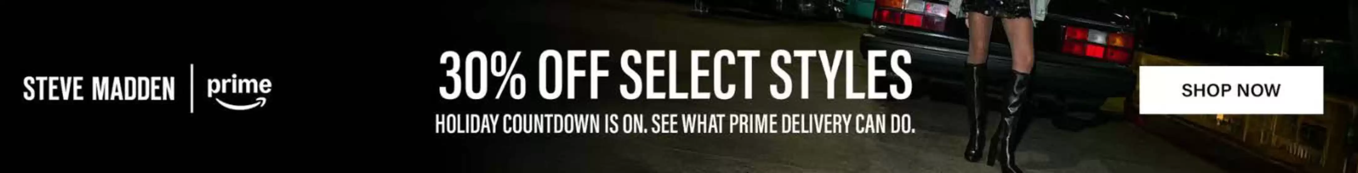 Catalogus van Steve Madden | 30% off select styles | 2025-12-16T00:00:00.000Z - 2025-12-30T00:00:00.000Z