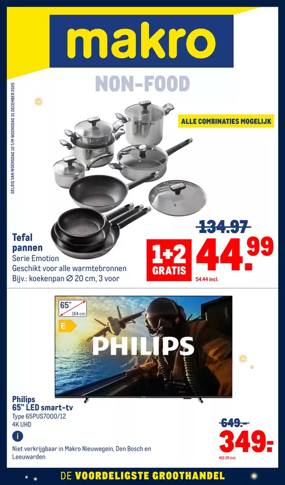 Catalogus van Makro in Dordrecht | Non-Food | 2025-12-10T00:00:00.000Z - 2025-12-31T00:00:00.000Z