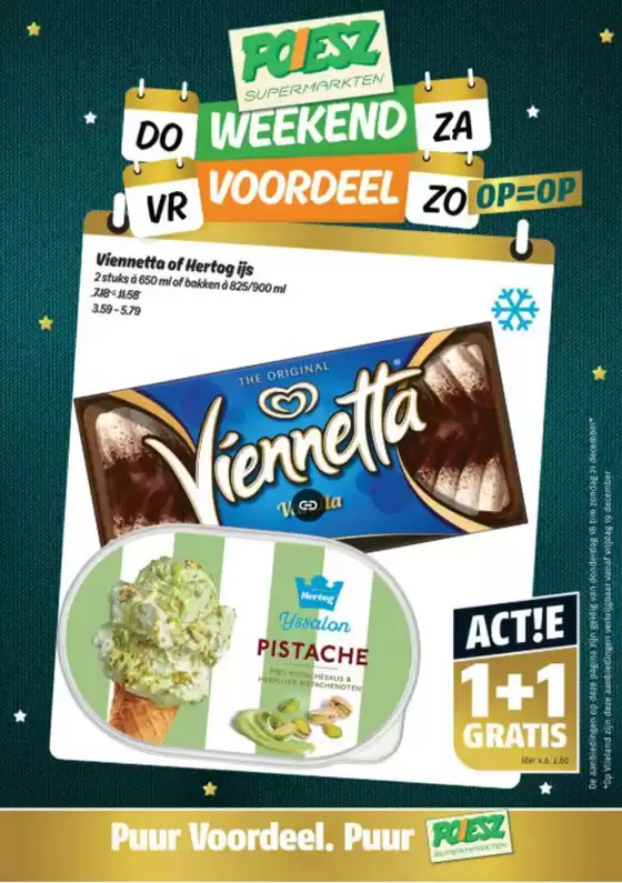 Catalogus van Poiesz in De Westereen | Weekend Voordeel | 2025-12-18T00:00:00.000Z - 2025-12-21T00:00:00.000Z