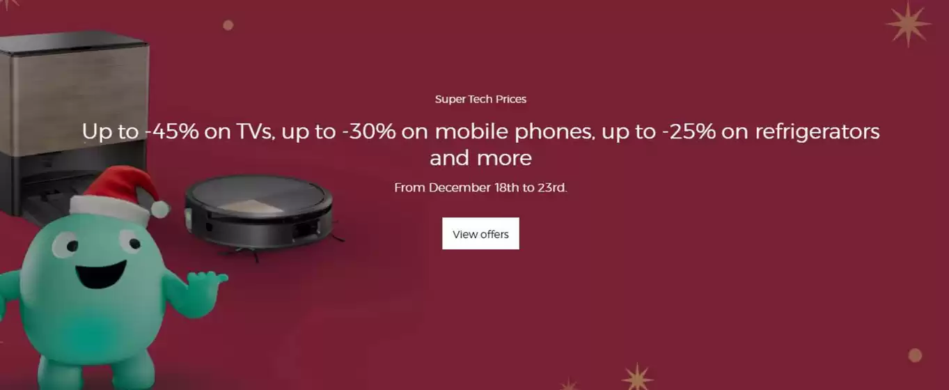 Catalogus van El Corte Ingles in Leeuwarden | Super Tech Prices | 2025-12-18T00:00:00.000Z - 2025-12-23T00:00:00.000Z