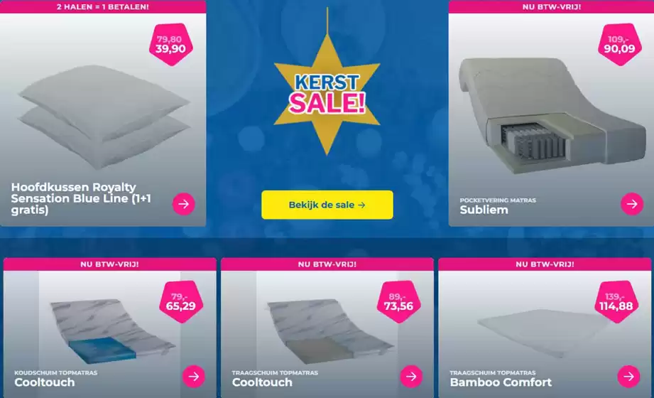 Catalogus van Matrasconcurrent in Utrecht | Kerst sale! | 2025-12-18T00:00:00.000Z - 2025-12-31T00:00:00.000Z