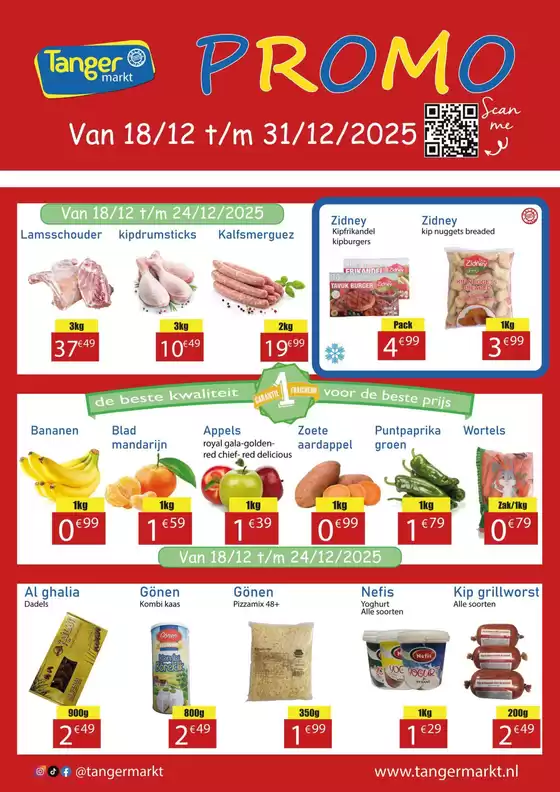 Catalogus van Tanger Markt in Waalre | Tanger Markt folder | 2025-12-18T00:00:00.000Z - 2025-12-31T00:00:00.000Z