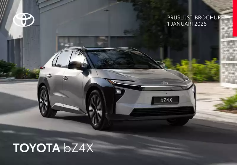 Catalogus van Toyota in Gouda | Bz4x brochure | 2026-01-01T00:00:00.000Z - 2026-01-01T00:00:00.000Z
