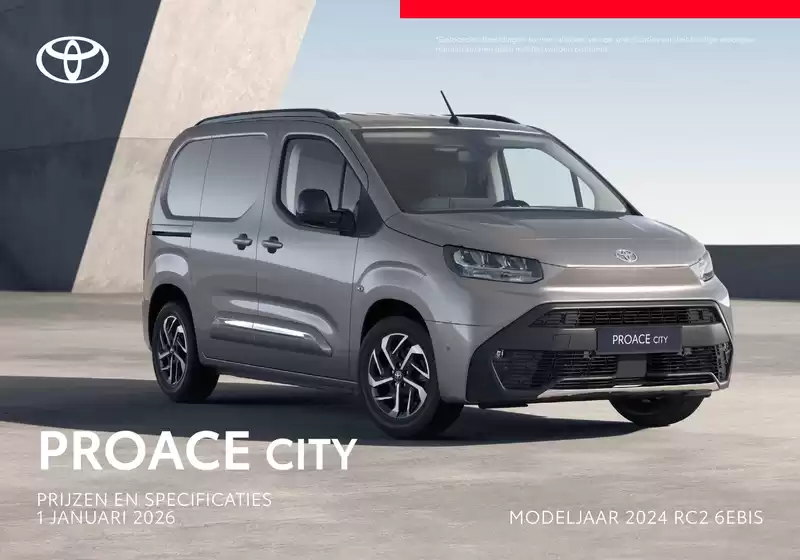 Catalogus van Toyota | Proace city | 2026-01-01T00:00:00.000Z - 2026-01-01T00:00:00.000Z