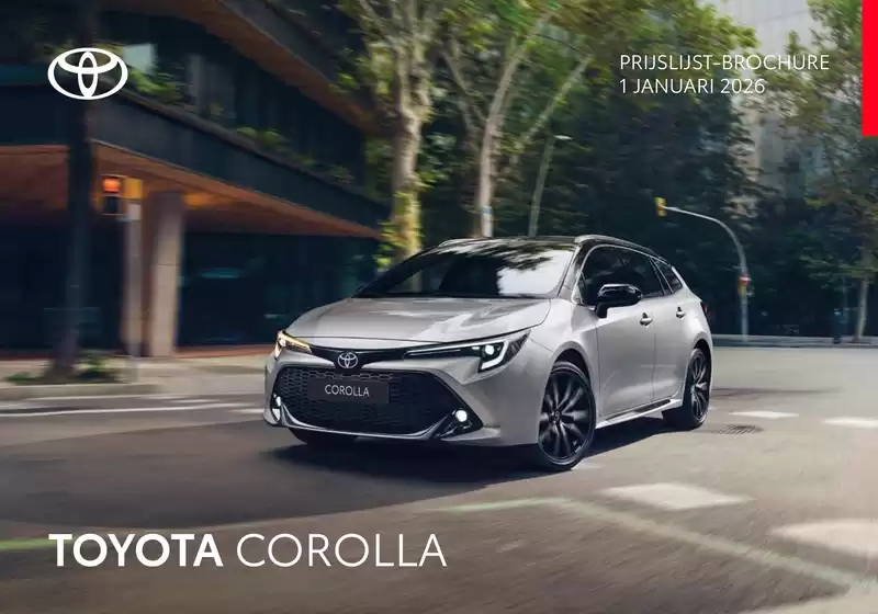 Catalogus van Toyota | Corolla brochure | 2026-01-01T00:00:00.000Z - 2026-01-01T00:00:00.000Z