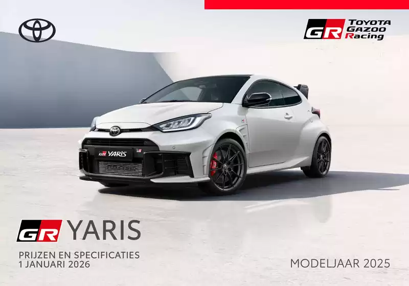 Catalogus van Toyota | Gr yaris | 2026-01-01T00:00:00.000Z - 2026-01-01T00:00:00.000Z