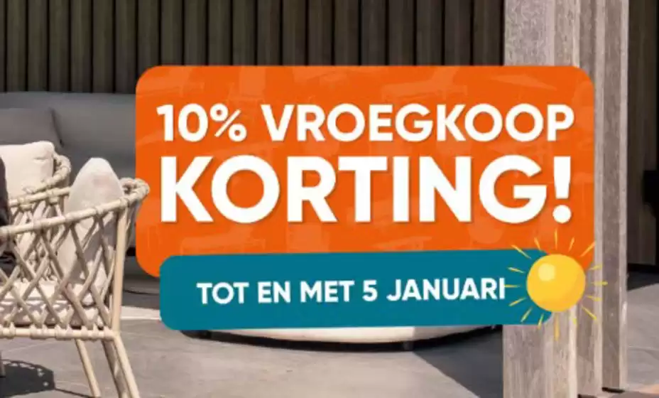 Catalogus van Van der Garde tuinmeubelen in Deurne | VROEGKOOP KORTING! | 2025-12-19T00:00:00.000Z - 2026-01-05T00:00:00.000Z