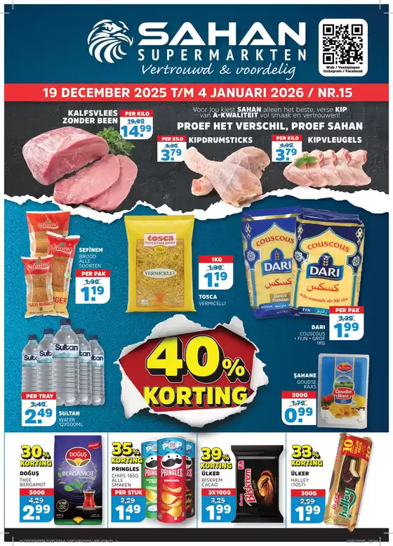 Catalogus van Sahan Supermarkten in Lichtenvoorde | Sahan Supermarkten folder | 2025-12-19T00:00:00.000Z - 2026-01-04T00:00:00.000Z