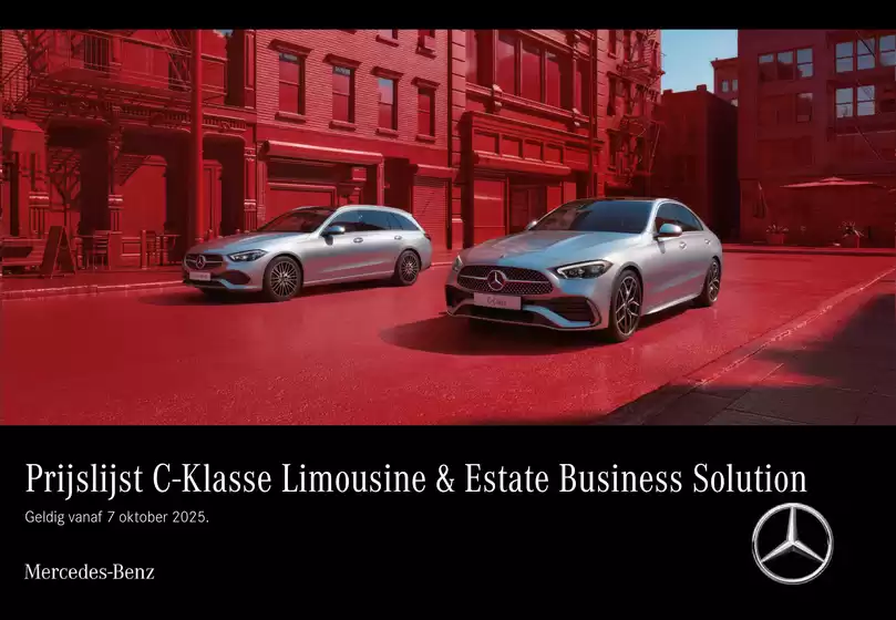Catalogus van Mercedes-Benz in Den Haag | Prijslijst C-Klasse Limousine & Estate Business Solution | 2025-12-22T00:00:00.000Z - 2026-03-31T00:00:00.000Z