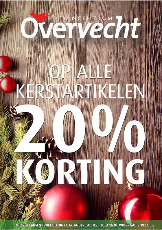 Catalogus van Tuincentrum Overvecht in Eindhoven | 20% Korting | 2025-12-23T00:00:00.000Z - 2025-12-25T00:00:00.000Z