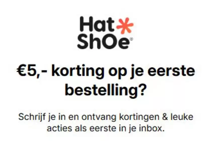 Catalogus van Hatshoe in Delft | €5 Korting | 2025-12-23T00:00:00.000Z - 2026-01-13T00:00:00.000Z