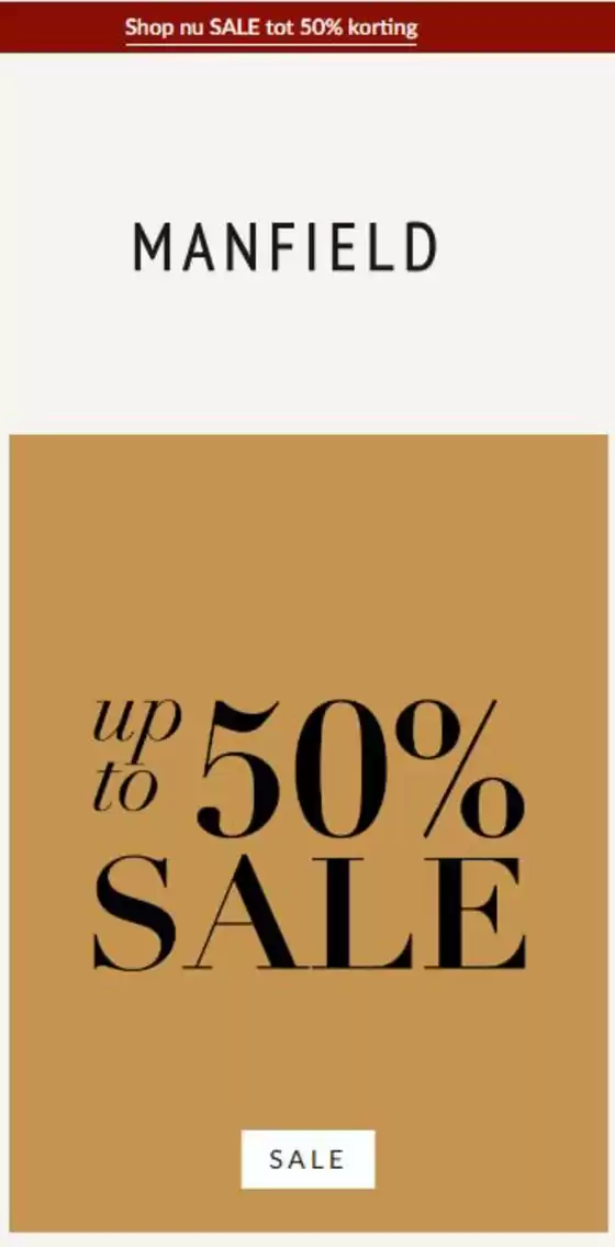 Catalogus van Manfield in Hilversum | 50% Sale | 2025-12-23T00:00:00.000Z - 2026-01-13T00:00:00.000Z