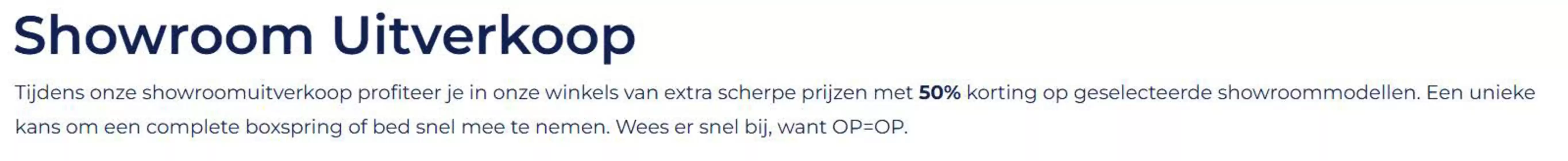 Catalogus van TotaalBED | Showroom Uitverkoop 50% Korting | 2025-12-26T00:00:00.000Z - 2026-01-09T00:00:00.000Z